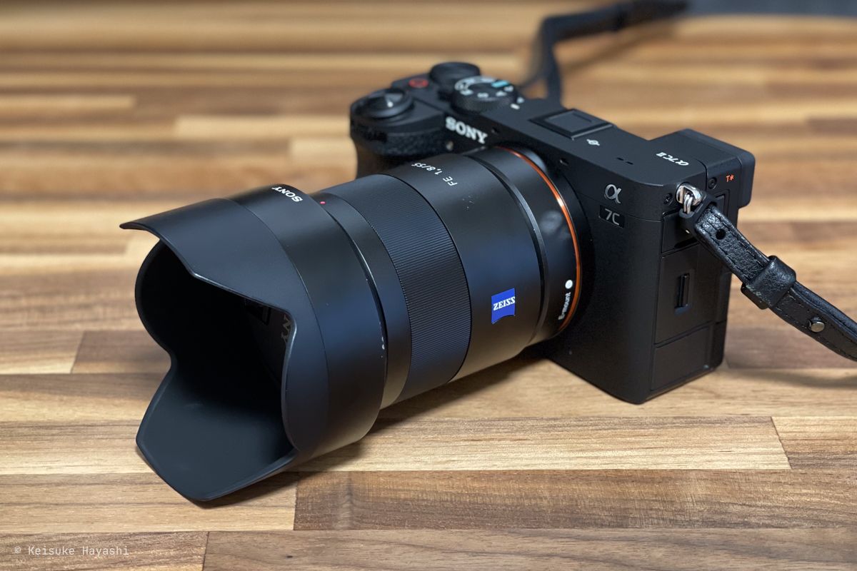 Sony α7C II と Sonnar T* FE 55mm F1.8 ZA