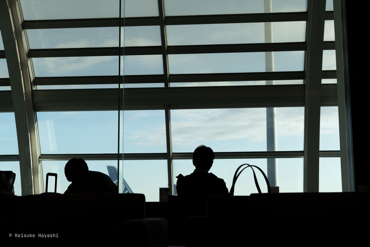 羽田空港のラウンジ