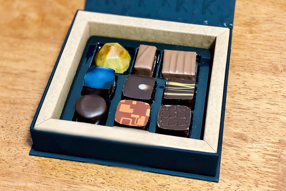 Franck Kestener のチョコレート（内部）