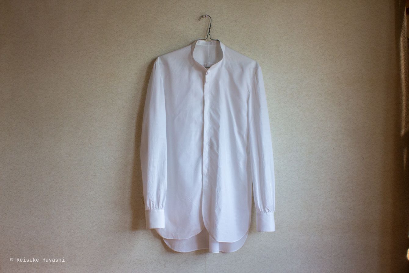 ボタンを留めたバージョン