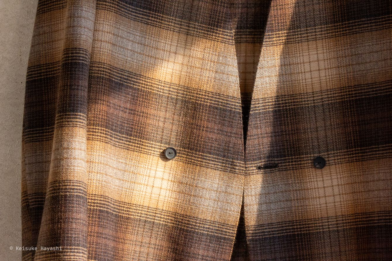 ジャケットの前身頃