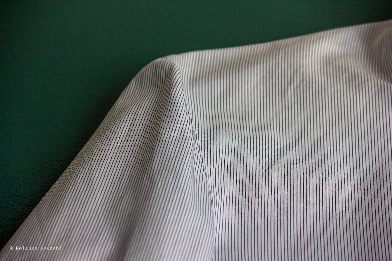 ふんわりとした袖付け