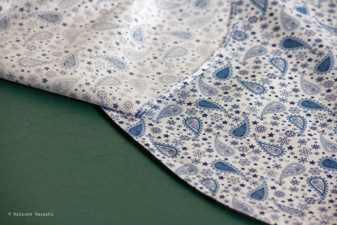 ガゼットの代わりの縫い方