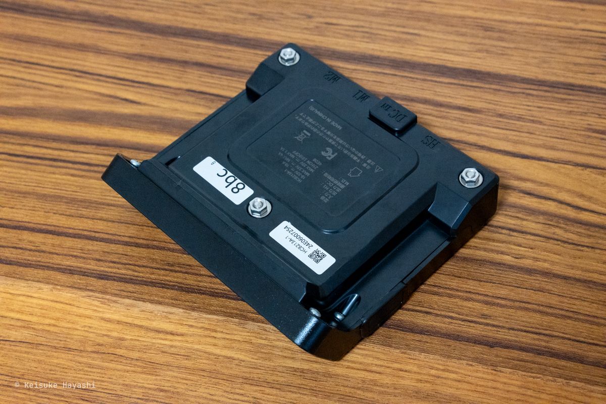 コントローラの裏側