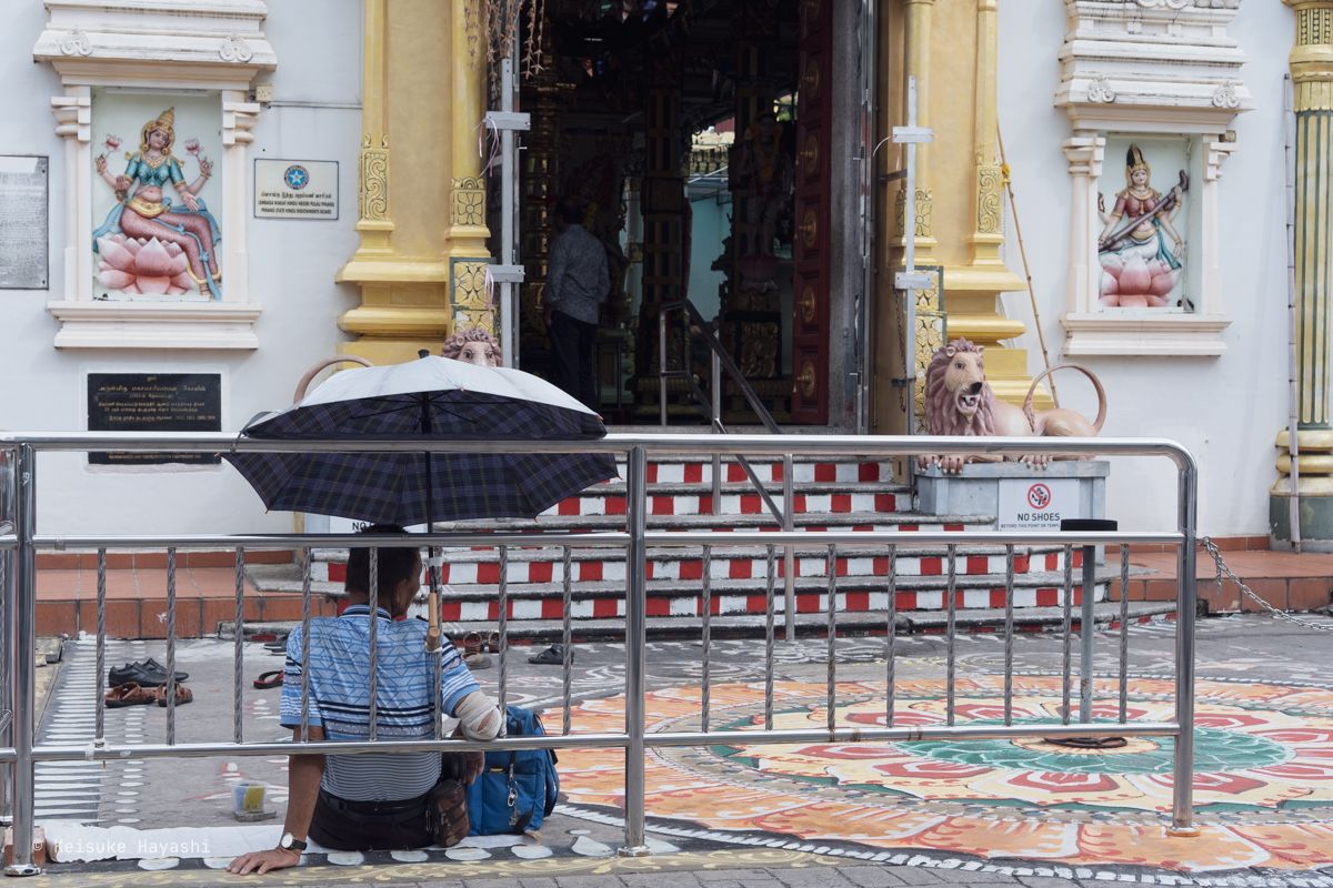 片足のないおじさん